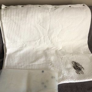 Target White Waffle Shower Curtain